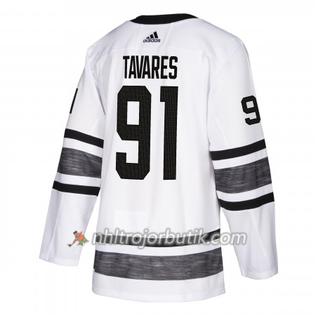 Män Ishockey Toronto Maple Leafs tröja John Tavares 91 Vit 2019 All-Star Adidas Authentic